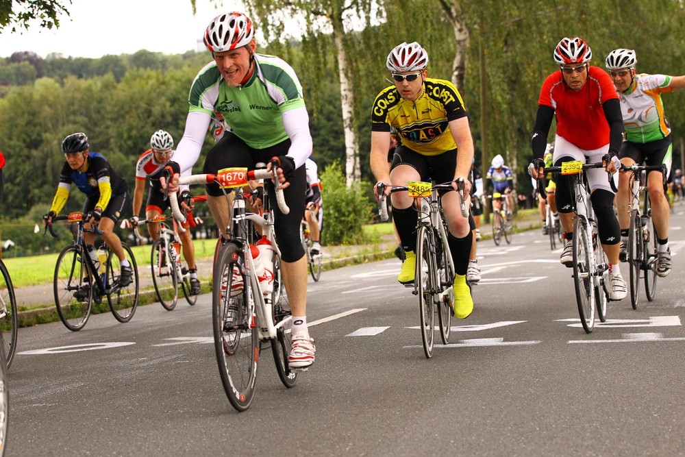 Werner "Otto" Sievers beim Sparkassen-Giro in Bochum