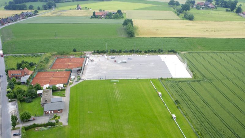 Albersloher Sportgelände aus der Luft (propellercam.de)